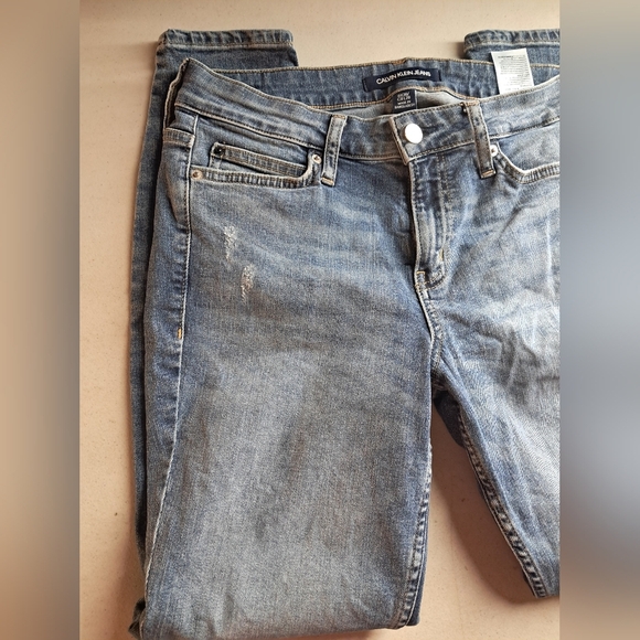 Calvin Klein Blue Jeans CKJ001 Super Skinny Size 8/28 - Picture 3 of 11